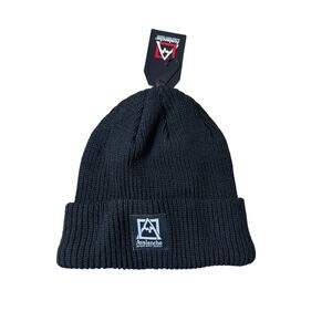 Avalanche Stretch Knit Beanie Black Winter Hat - One Size